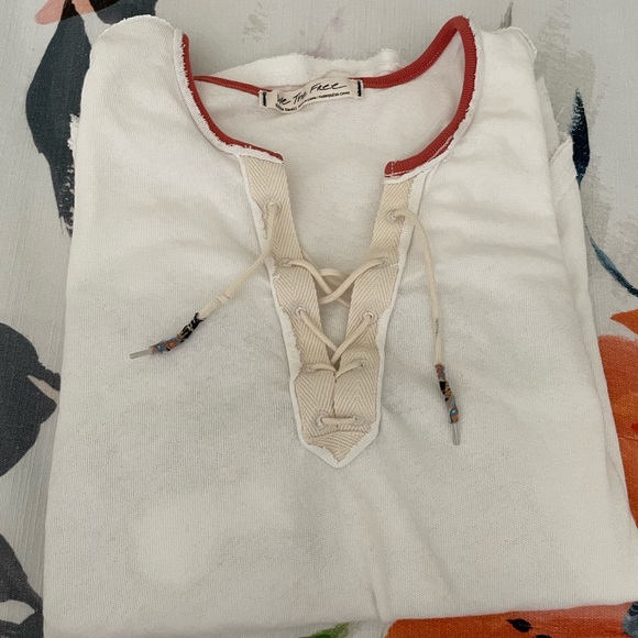 Free People Blitz Boho Patchwork top - Picture 4 of 7